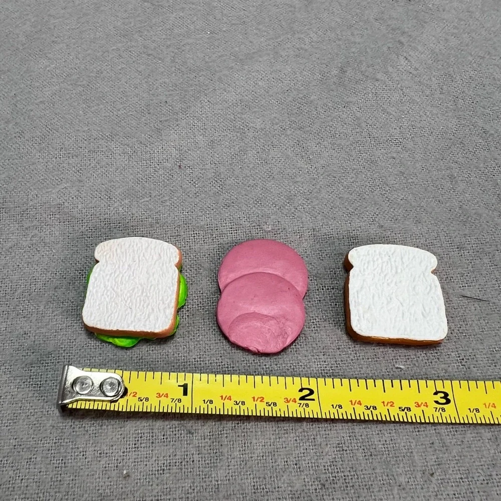 Vintage Tyco Kitchen Littles Food Mini Mart BOLOGNA SANDWICH Grocery Barbie RARE